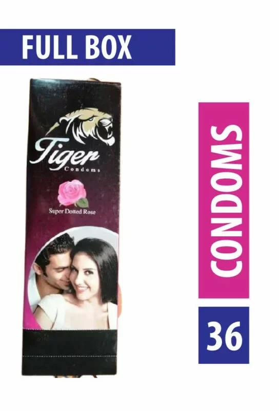 Tiger Rose Flavored-Super Dotted Condom